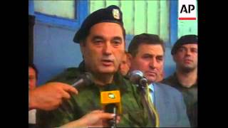 SERBIA: GENERAL PAVKOVIC MEETS FARM WORKERS