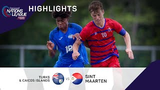 Concacaf Nations League 2022 Highlights | Turks & Caicos Islands vs Sint Maarten