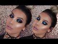 Electric BLUE Halo Smokey Eye | FULL FACE TUTORIAL