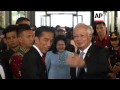 indonesia leader arrives meets malaysia pm