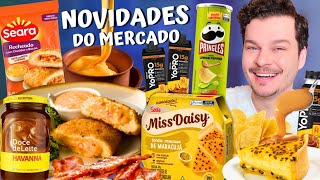 PROVANDO LANÇAMENTOS DE MERCADO / FRANGO EMPANADO DA SEARA, YOPRO, TORTA DA SADIA, PRINGLES