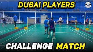 Ronn \u0026 Tonet VS Leo \u0026 Player 2 Badminton Challenge Match in Madeira Badminton – Sports Centre Al Ain