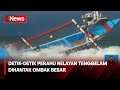 Ngeri! Akibat Dihantam Ombak besar, Perahu Nelayan Tenggelam di Jember