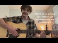 coals by modern baseball guitar tutorial