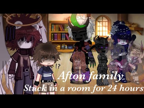 Afton family stuck in a room for 24 hours [] Part 1/2 [] FNaF Gacha