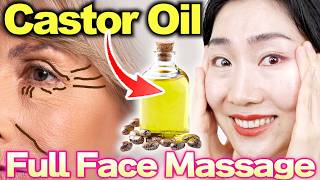 Castor oil for Removing Wrinkles/ Ultimate Skin Transforming Full Face Massage