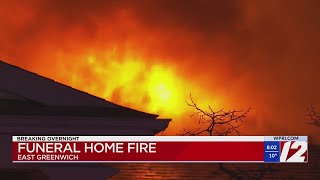 East Greenwich funeral home fire