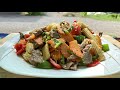 yummy stir fried beef with vegetable 12 ឆាសាច់គោ នឹងបន្លែចម្រុះ sinan tv