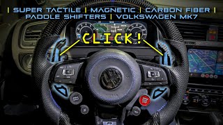 MK7 VW - Super Tactile Magnetic Carbon Fiber Paddle Shifters