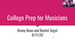 Symphony in C Presents: Preparing for College as a Music Major with The Primavera Fund
