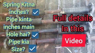 Shutter spring setting | shutter spring kaise lagate hain |