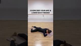 HIP \u0026 SPINE MOBILITY These three exercises are designed to improve hip and lower back flexibility,