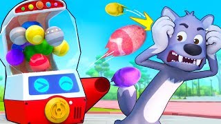 Surprise Vending Machine - Colors Song | Big Bad Wolf , Ice Cream | Food Song | Kids Songs | BabyBus