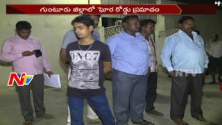 Massive Road Mishap in Guntur District || Bolero Hits Lorry || 6 Passed Away || NTV