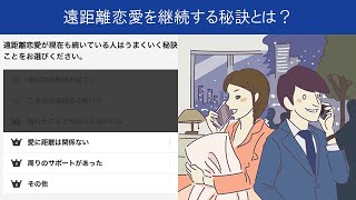 【カップル調査】遠距離恋愛体験カップルは35%！恋愛を継続する秘訣とは？