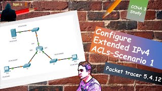 5.4.12 Packet Tracer – Configure Extended IPv4 ACLs – Scenario 1