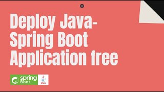 Deploy Java Spring boot app Free #java #springboot #deployment