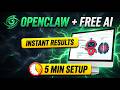 Run OpenClaw AI Agents for FREE in Under 5 Minutes