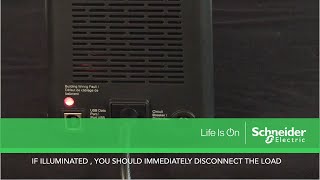 Understanding the Building Wiring Fault LED on APC UPS & Surge Products | Schneider Electric