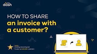 How to share an invoice with a customer in DASH || Tutorial || Invoicing || Accounting Software