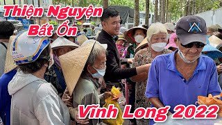 THIỆN NGUYỆN VĨNH LONG 2022 Đông Ngộp Thở Buổi Phát Gạo Thơm Lài Mới Với 500$ Mỹ | Khương Nhựt Minh