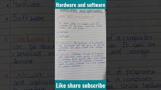 Hardware and software.. full vedio pin in link