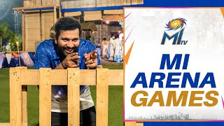 Rohit & co. have a go at the MI Arena Games | Mumbai Indians