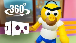 🍩 VR 360 Roblox Piggy The Simpsons Piggysons Virtual Reality 360° Test Experience