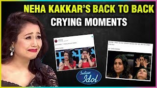Neha Kakkar CRYING On Indian Idol 11 Auditions With Vishal Dadlani, Anu Malik |  VIRAL MEMES
