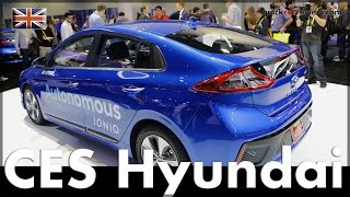 CES 2017 Hyundai: Wearable Robots Connectivity & Autonomous Hyundai Ionic | Motor Show