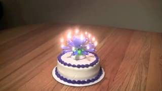 Happy birthday singing candles