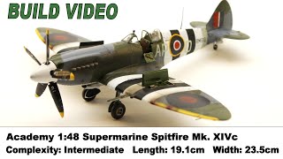 Full Build Video [Part 2] - Supermarine Spitfire Mk. XIVc [1:48] by Academy