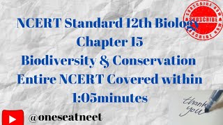 @oneseatneet is the channel dedicated to 12th Boards & NEET Aspirants #Ecology #12thbio  #neetbio