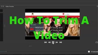 Trim, Slice, and Split :OpenShot Video Editor