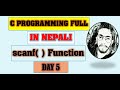 Input | scanf( )  function in c | How to take input at run time from user | Day 5 || Make Easy