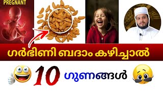 ഗർഭിണി ദിവസവും 10 ബദാം കഴിച്ചാലുള്ള. 10 ഗുണങ്ങൾ..