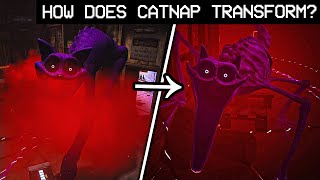 How does CATNAP TRANSFORM? (hacking behind him) - Poppy Playtime [Chapter 3] Secrets Showcase