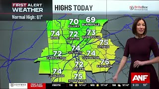 First Alert Forecast: Near-record warmth on the way