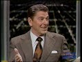 Ronald Reagan Sits Down with Johnny  Carson Tonight Show