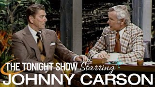 Ronald Reagan Sits Down with Johnny | Carson Tonight Show