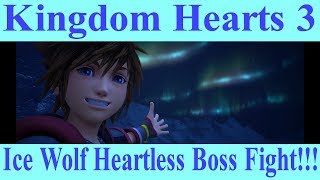 Kingdom Hearts 3 Frozen Arendelle World Part 3 Ice Wolf Heartless