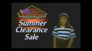 American Carpet Summer Clearance Sale Commercial 1993