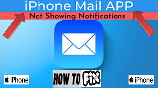 iPhone Mail App NOT SHOWING Notifications Lets Fix It