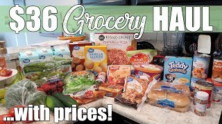 $36 Walmart Grocery Haul with Prices | Grocery Pickup Service