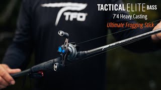 TFO Tactical Elite 7'4 Heavy Casting Rod - Ultimate Frogging Stick