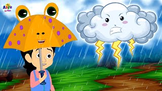 बारिश बारिश जाओ ना (Rain Rain Go Away) - Hindi Rhymes For Children - Aayu Rhymes