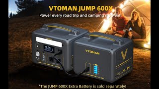 VTOMAN Jump 600X Portable Power Station 600W