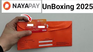 Nayapay Account Visa Debit Card Unboxing 2025 Nayapay debit card Unboxing complete tutorial 2025