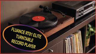 New Fluance RT81 Elite High Fidelity Vinyl Turntable Record Player Reveal in 2024