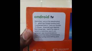 Android TV Box M8 Mini, 4K Ultra HD with Google Assistant, Chromecast Built-in \u0026 Game Pads